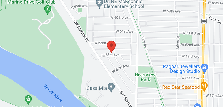 map of 2023 W 63RD AVENUE